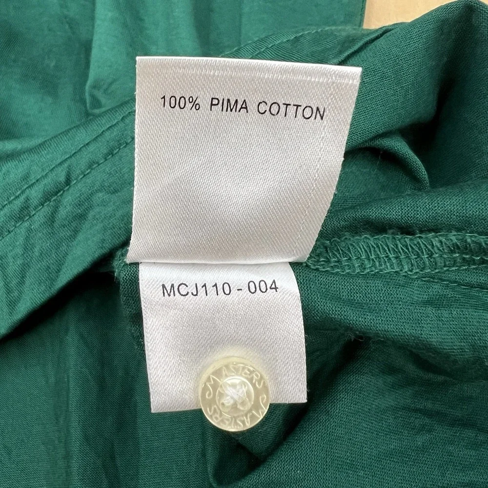 Vintage Masters Collection Soft Knit Polo Golf Shirt Mens XL Relaxed Fit Pima